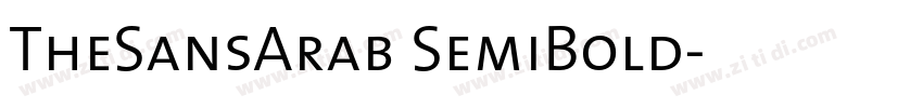 TheSansArab SemiBold字体转换 TheSansArab SemiBold字体转换